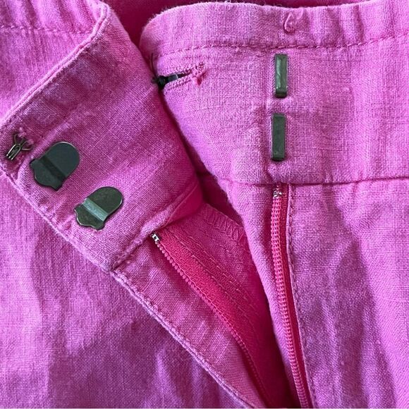 J. CREW BAIRD MCNUTT WEAVERS PINK LINEN PANTS SIZE 4 - Picture 7 of 7